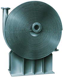 screw plate heat exchanger

